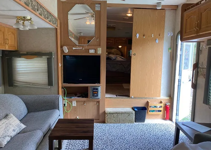 Comfortable Rv In A Farm