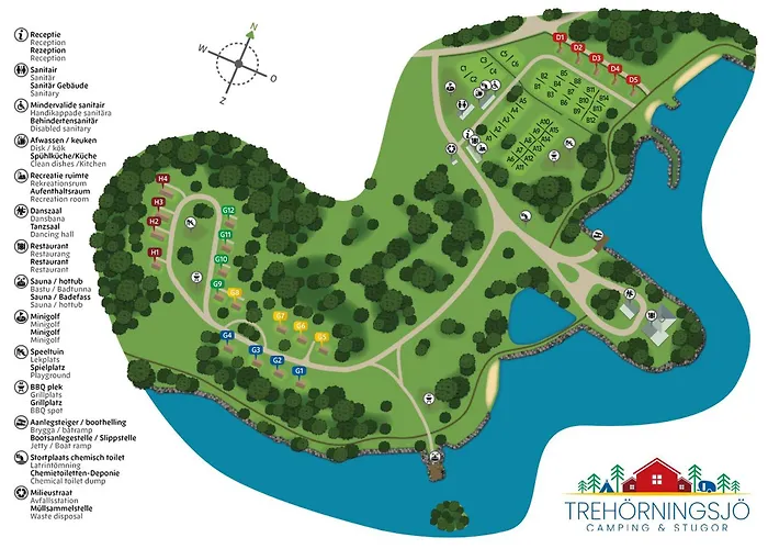 Trehoerningsjoe Camping & Stugor