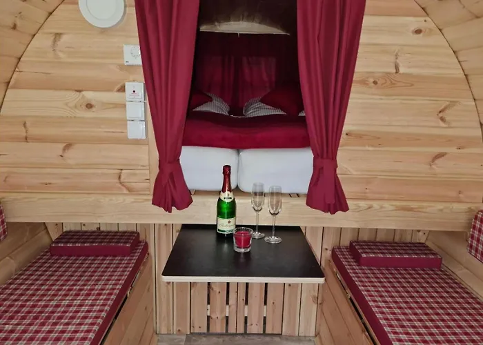 Schlaffass Holzfass Im Banjapark Rees Ohne Banja Sauna