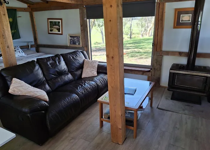 Rustic Cabin With Moon Bathing For A City Escape