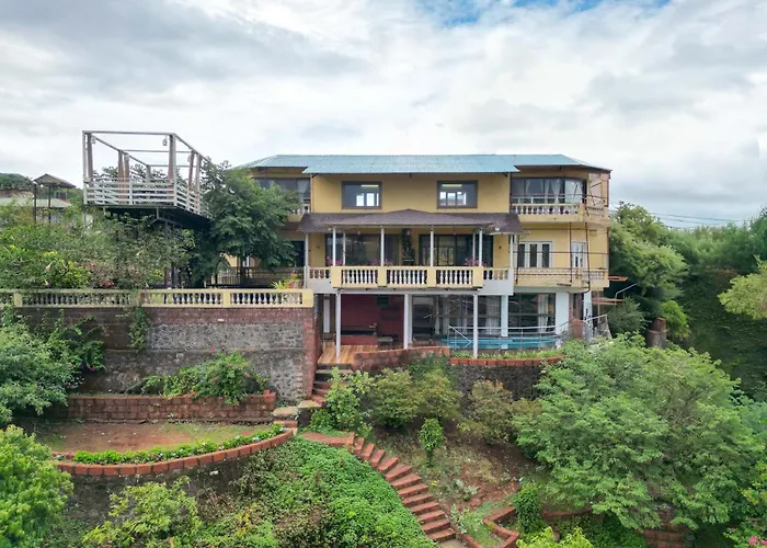 Stayvista's Serenity Hills: Luxe Retreat with Valley Views and Pool