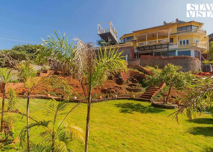 Stayvista's Serenity Hills: Luxe Retreat with Valley Views and Pool