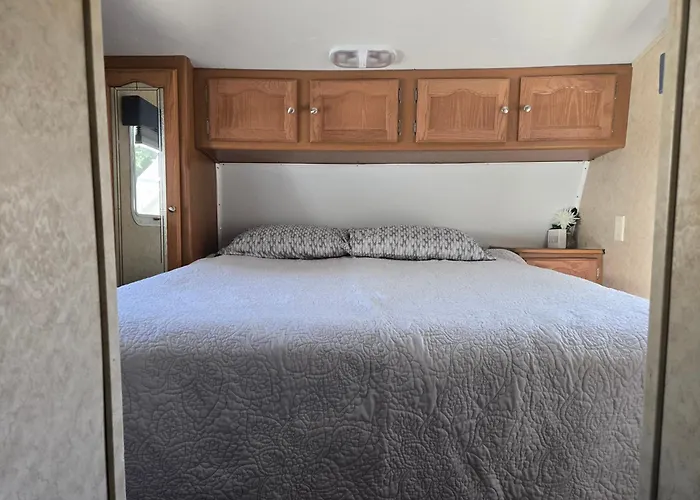 Family Rv In A Farm