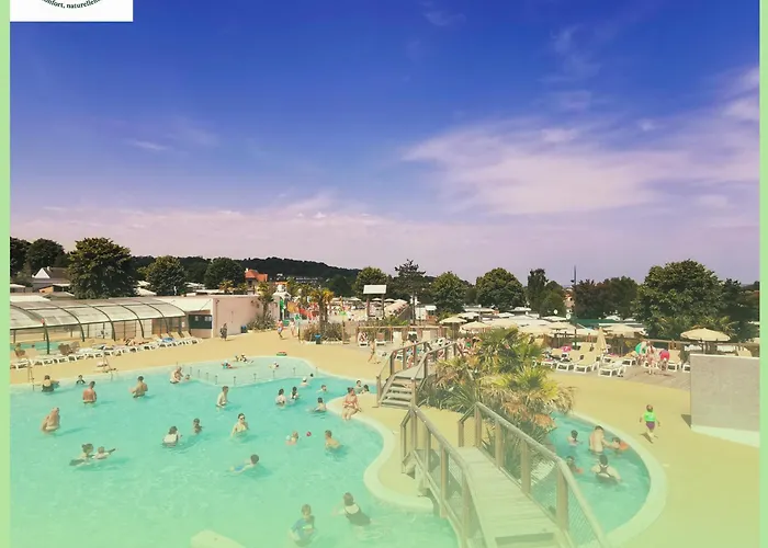 Houlgate - 254 - Rare Vue Mer Magnifique Mobilhome 6 Pers 3 Chambres 2 Sdb Sur Camping 5 Etoiles