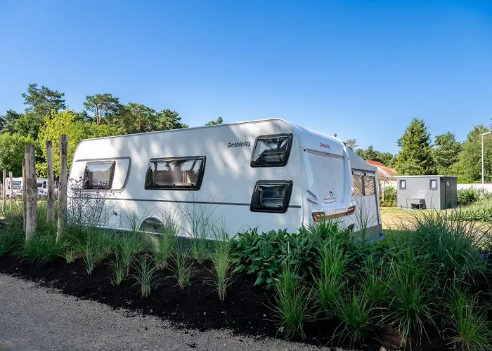 Kleines Mobilheim Mit Toller Ausstattung Und Vorzelt Im Heide Resort Brueggen