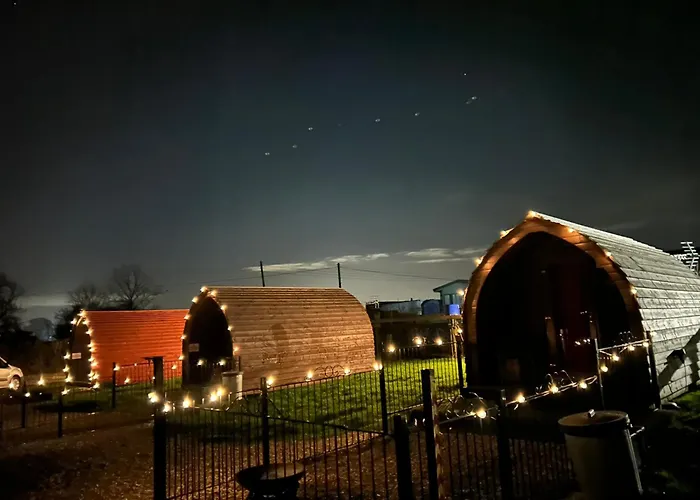 Poplars Farm Site Glamping Pods Adults Only With Separate, Private Shower Rooms