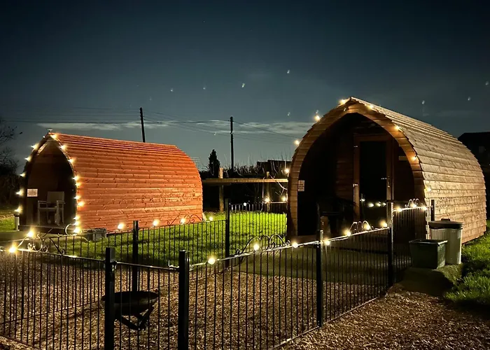 Poplars Farm Site Glamping Pods Adults Only With Separate, Private Shower Rooms