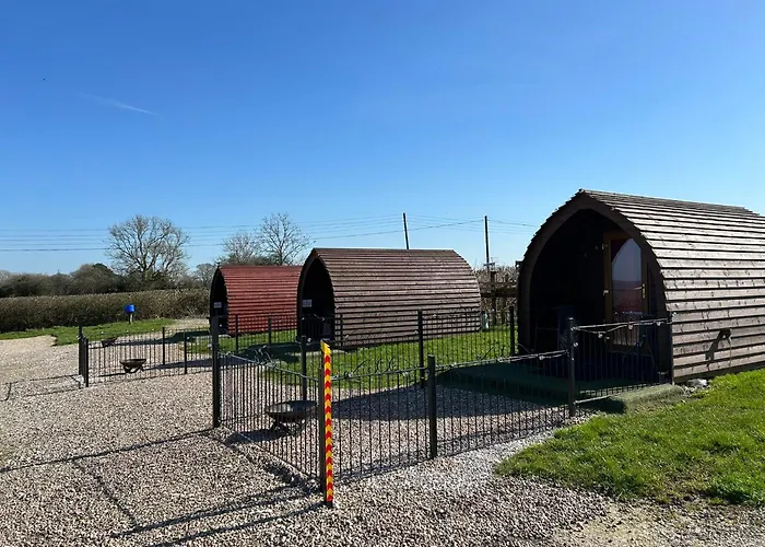 Poplars Farm Site Glamping Pods Adults Only With Separate, Private Shower Rooms